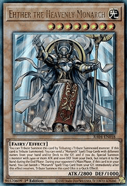 Ehther the Heavenly Monarch (V.7 - Ultimate Rare)