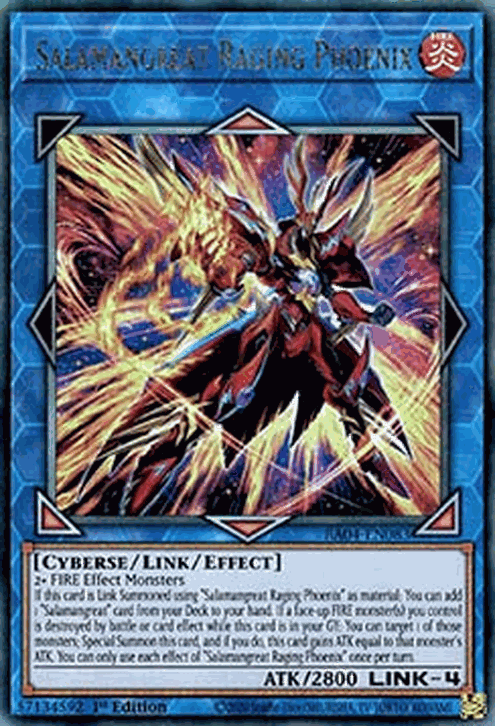 Salamangreat Raging Phoenix (V.7 - Ultimate Rare)