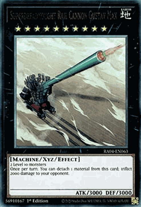 Superdreadnought Rail Cannon Gustav Max (V.7 - Ultimate Rare)