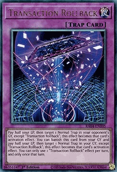 Transaction Rollback (V.7 - Ultimate Rare)