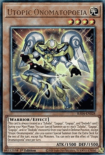 Utopic Onomatopoeia (V.7 - Ultimate Rare)