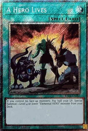 A Hero Lives (V.4 - Platinum Secret Rare)