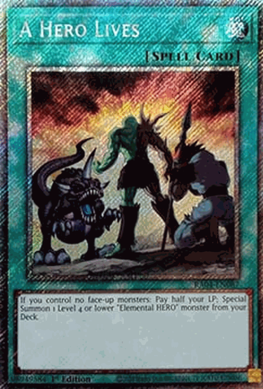 A Hero Lives (V.4 - Platinum Secret Rare)