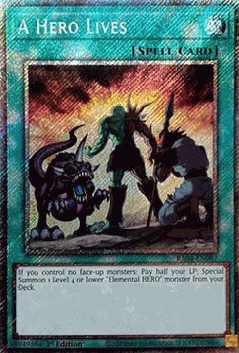 A Hero Lives (V.4 - Platinum Secret Rare)