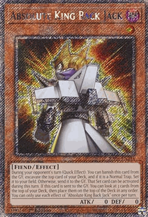 Absolute King Back Jack (V.1 - Platinum Secret Rare)