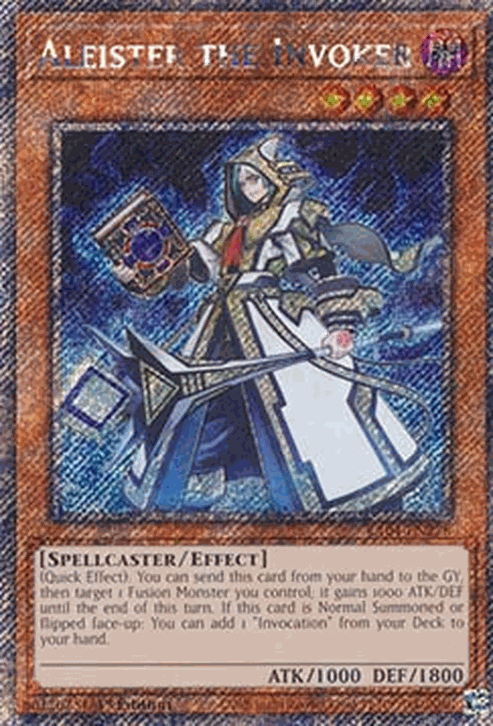 Aleister the Invoker (V.8 - Platinum Secret Rare)