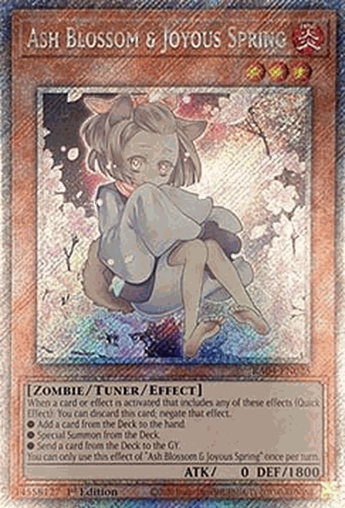 Ash Blossom & Joyous Spring (V.4 - Platinum Secret Rare)