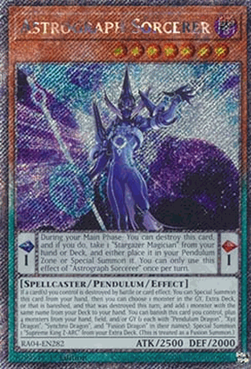 Astrograph Sorcerer (V.1 - Platinum Secret Rare)