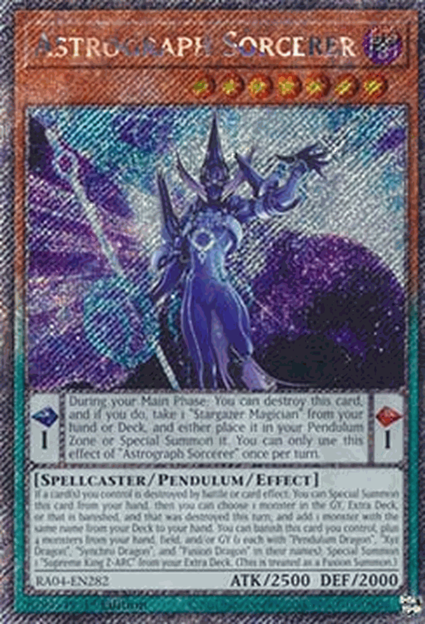 Astrograph Sorcerer (V.1 - Platinum Secret Rare)
