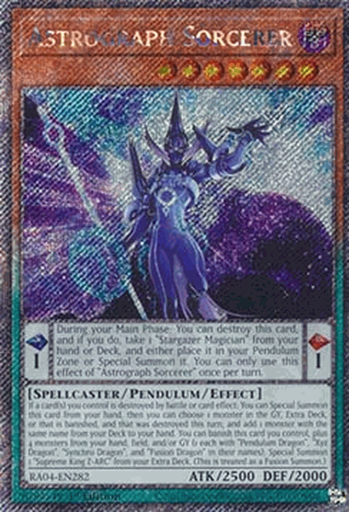 Astrograph Sorcerer (V.1 - Platinum Secret Rare)