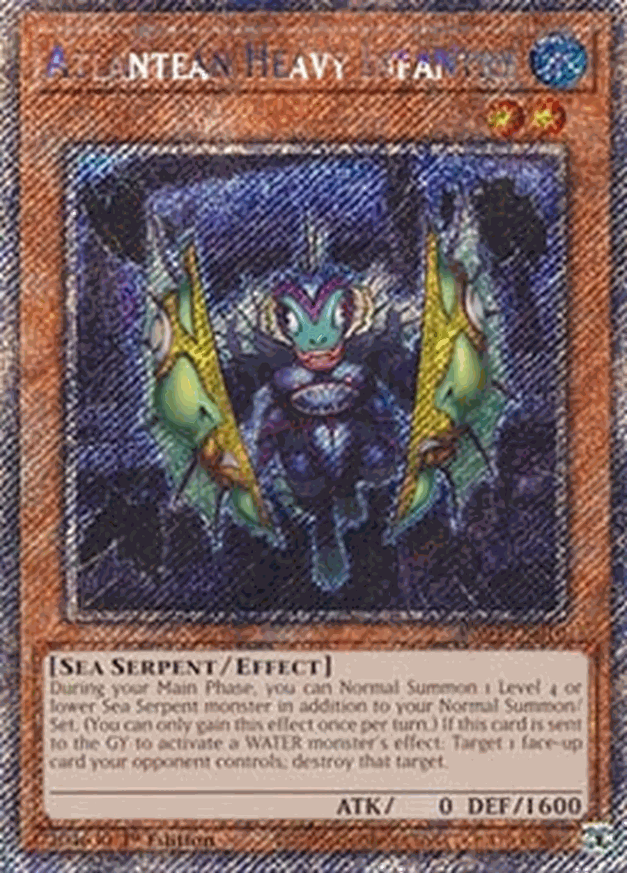 Atlantean Heavy Infantry (V.4 - Platinum Secret Rare)