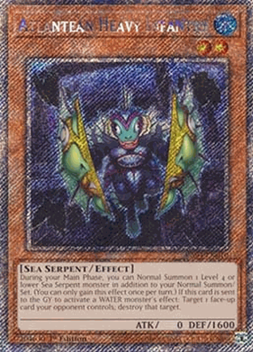 Atlantean Heavy Infantry (V.4 - Platinum Secret Rare)