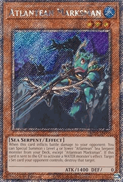 Atlantean Marksman (V.4 - Platinum Secret Rare)