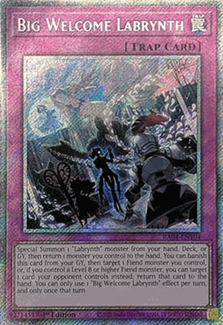 Big Welcome Labrynth (V.4 - Platinum Secret Rare)