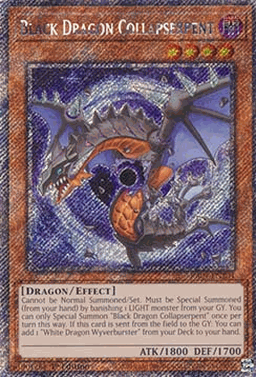 Black Dragon Collapserpent (V.1 - Platinum Secret Rare)