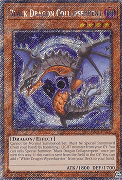 Black Dragon Collapserpent (V.1 - Platinum Secret Rare)