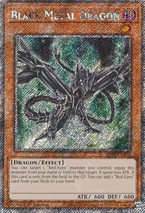 Black Metal Dragon (V.4 - Platinum Secret Rare)