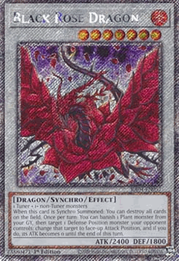 Black Rose Dragon (V.4 - Platinum Secret Rare)