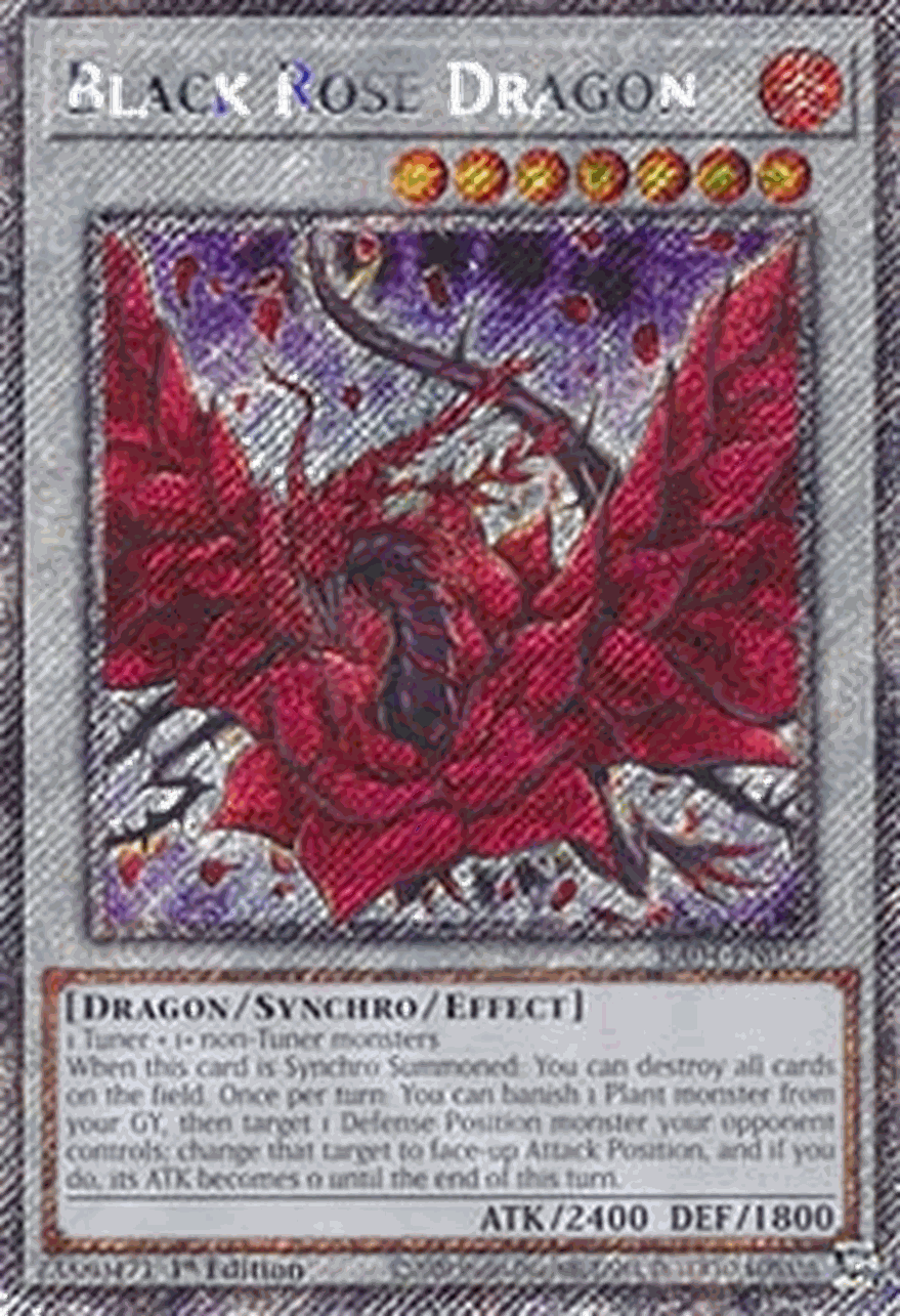 Black Rose Dragon (V.4 - Platinum Secret Rare)
