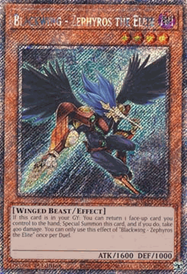 Blackwing - Zephyros the Elite (V.1 - Platinum Secret Rare)