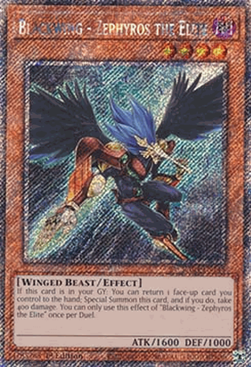 Blackwing - Zephyros the Elite (V.1 - Platinum Secret Rare)