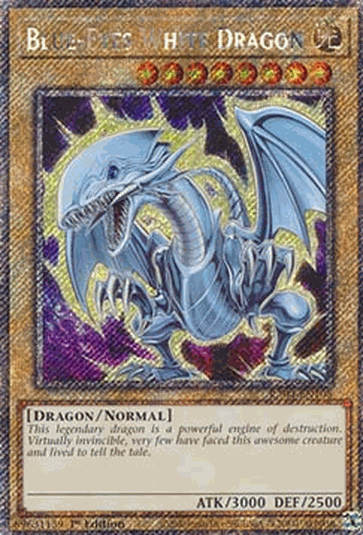 Blue-Eyes White Dragon (V.2 - Platinum Secret Rare)