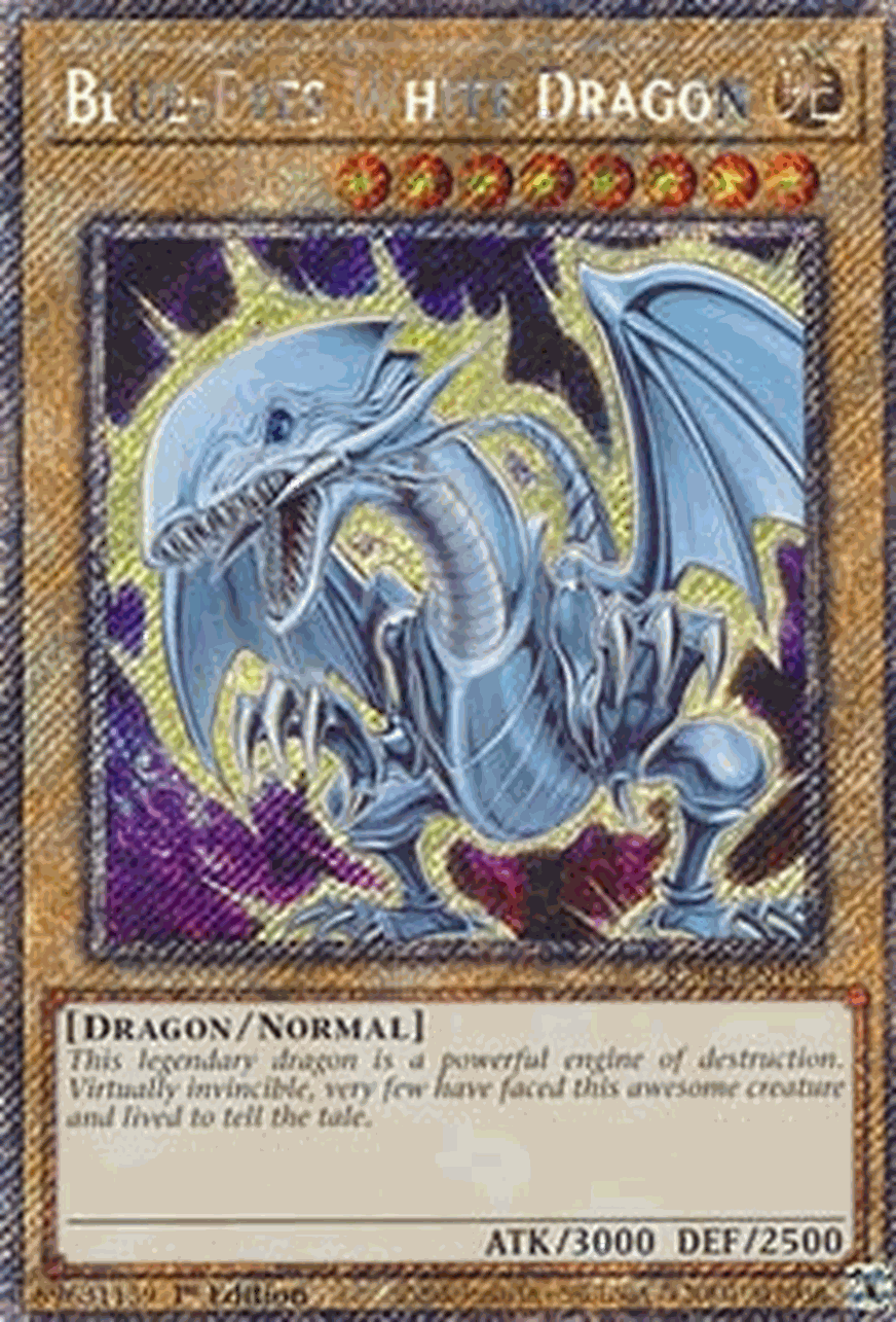 Blue-Eyes White Dragon (V.2 - Platinum Secret Rare)