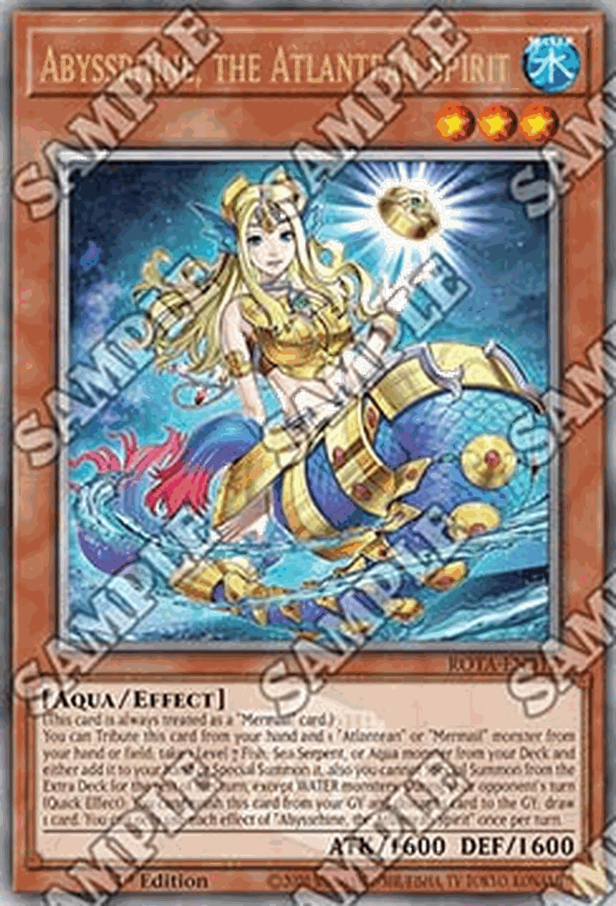 Abyssrhine, the Atlantean Spirit (V.2 - Quarter Century Secret Rare)