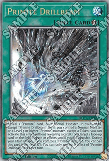 Primite Drillbeam (V.2 - Quarter Century Secret Rare)