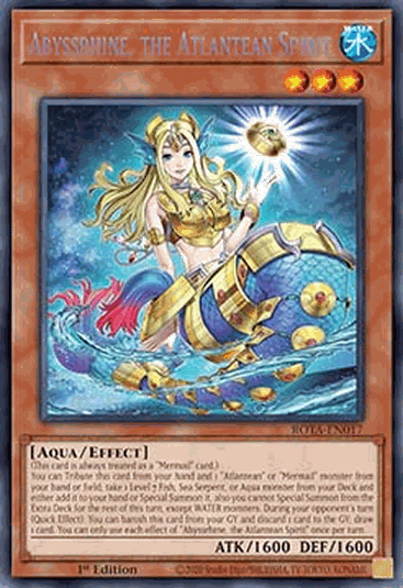 Abyssrhine, the Atlantean Spirit (V.1 - Secret Rare)