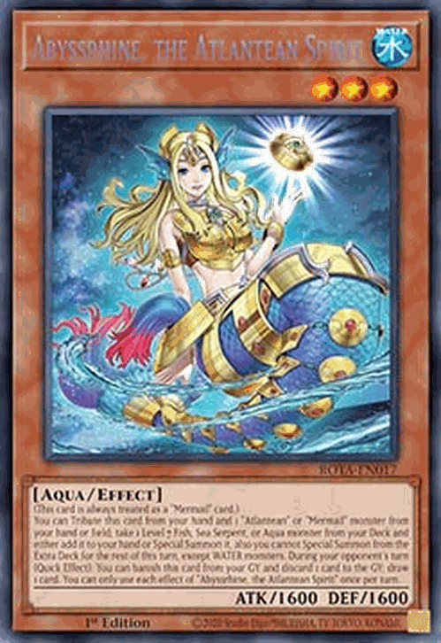 Abyssrhine, the Atlantean Spirit (V.1 - Secret Rare)