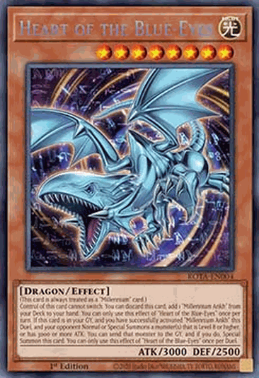 Heart of the Blue-Eyes (V.1 - Secret Rare)