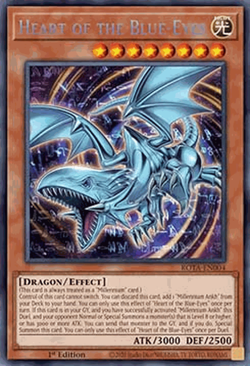 Heart of the Blue-Eyes (V.1 - Secret Rare)