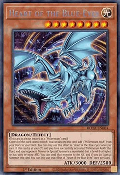 Heart of the Blue-Eyes (V.1 - Secret Rare)