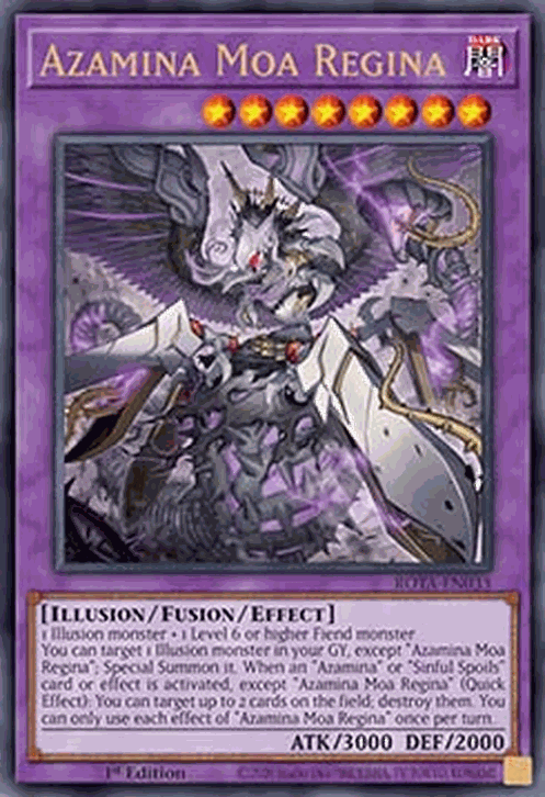 Azamina Moa Regina (V.1 - Ultra Rare)