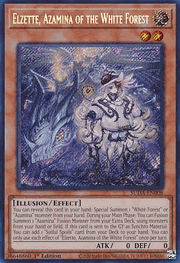 Elzette, Azamina of the White Forest (V.1 - Secret Rare)