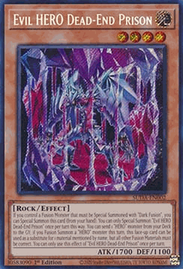 Evil HERO Dead-End Prison (V.1 - Secret Rare)