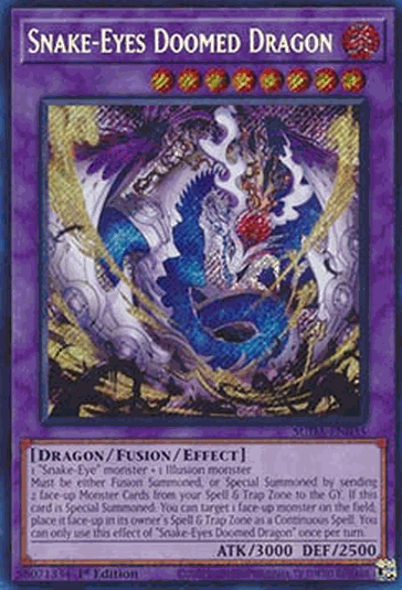 Snake-Eyes Doomed Dragon (V.1 - Secret Rare)