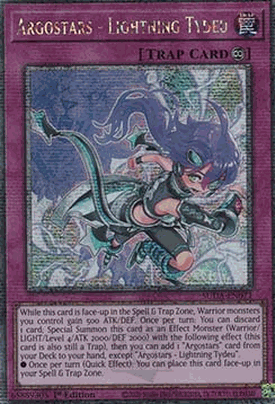 Argostars - Lightning Tydeu (V.2 - Quarter Century Secret Rare)