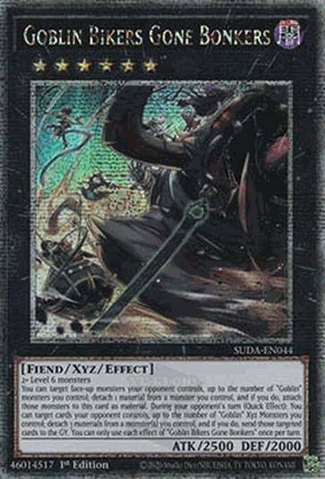 Goblin Bikers Gone Bonkers (V.2 - Quarter Century Secret Rare)