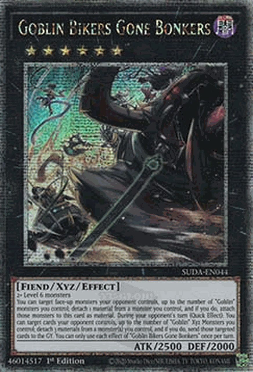 Goblin Bikers Gone Bonkers (V.2 - Quarter Century Secret Rare)