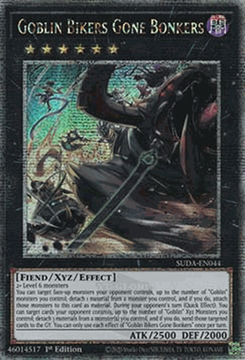 Goblin Bikers Gone Bonkers (V.2 - Quarter Century Secret Rare)