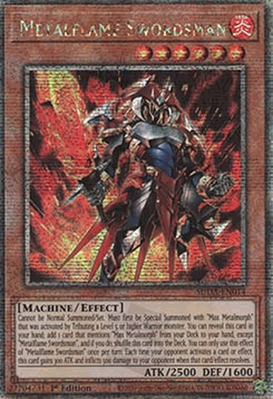 Metalflame Swordsman (V.2 - Quarter Century Secret Rare)