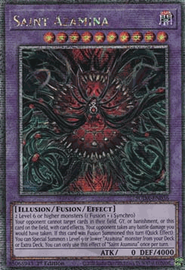 Saint Azamina (V.2 - Quarter Century Secret Rare)