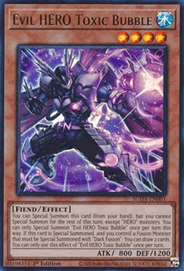 Evil HERO Toxic Bubble (V.1 - Ultra Rare)