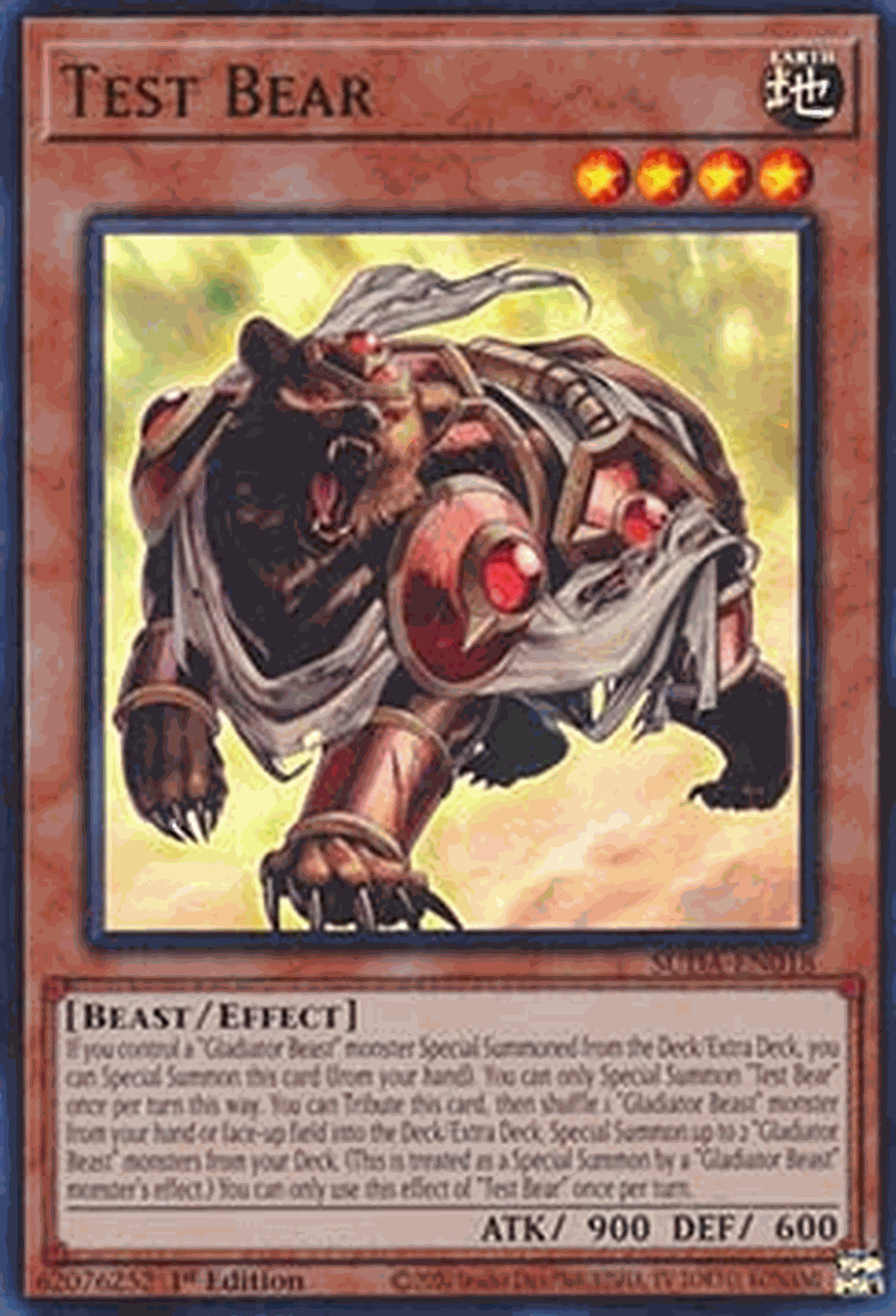 Test Bear (V.1 - Ultra Rare)