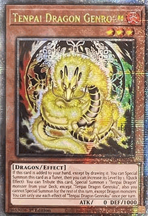Tenpai Dragon Genroku (V.2 - Quarter Century Secret Rare)