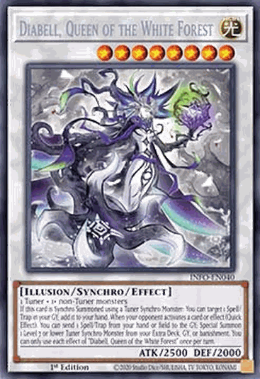 Diabell, Queen of the White Forest (V.1 - Secret Rare)