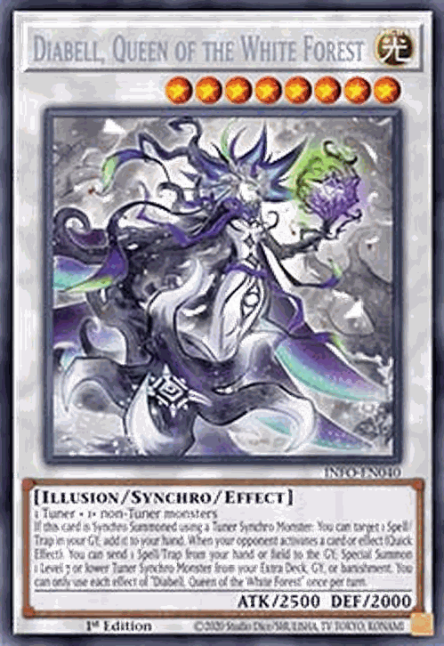 Diabell, Queen of the White Forest (V.1 - Secret Rare)