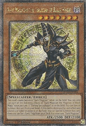 Dark Magician the Magician of Black Magic (V.2 - Quarter Century Secret Rare)